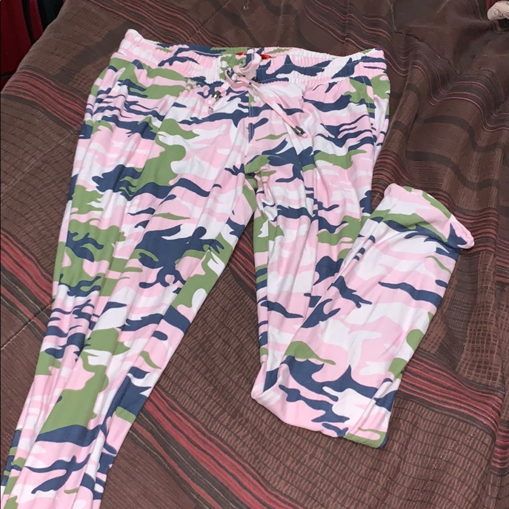 Camp-print Joggers